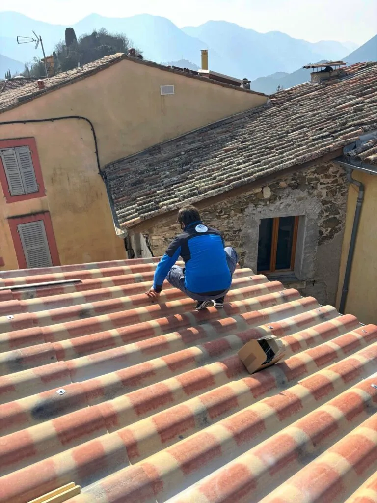 Réalisation couverture à Menton