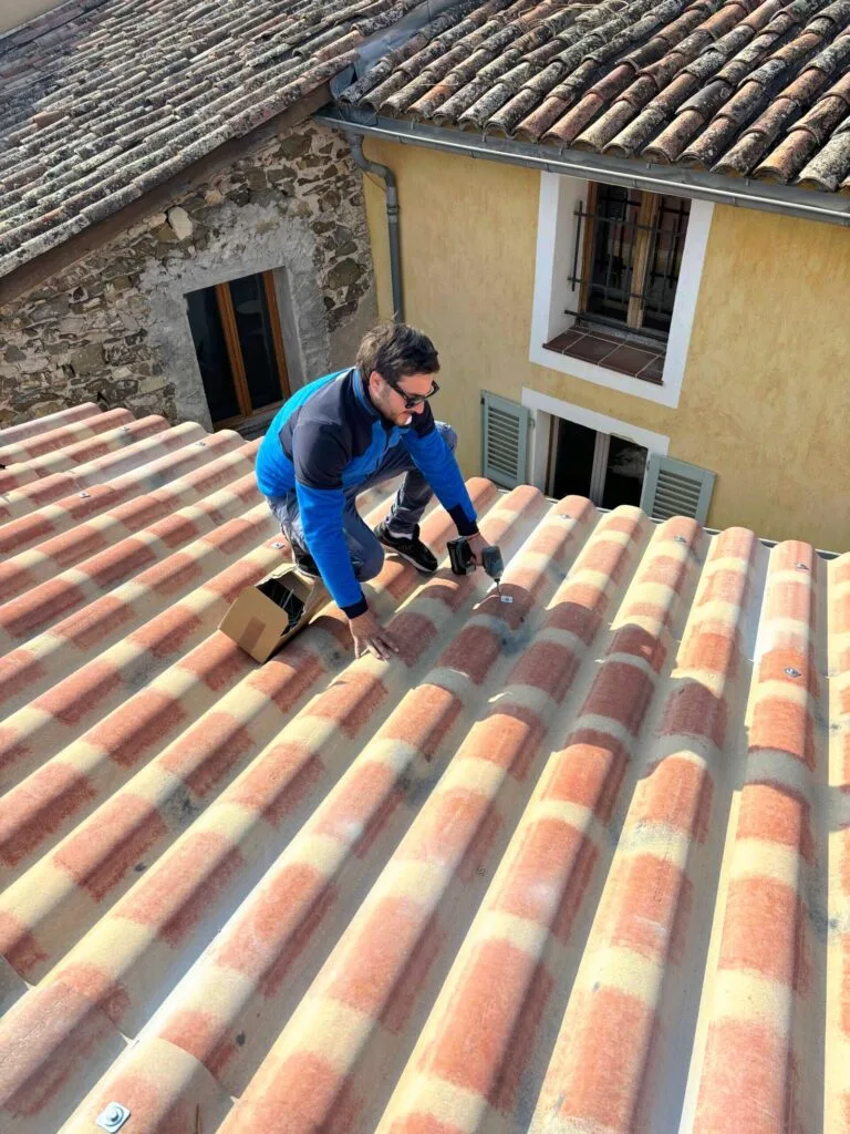 Réalisation couverture à Menton